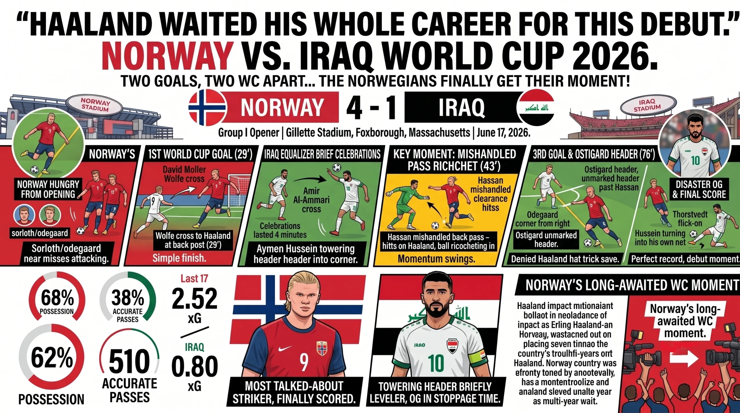 Haaland Waited His Whole Career for This Debut