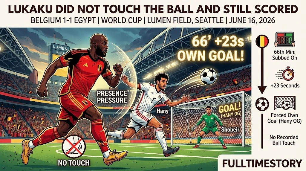 Lukaku Did Not Touch the Ball and Still Scored