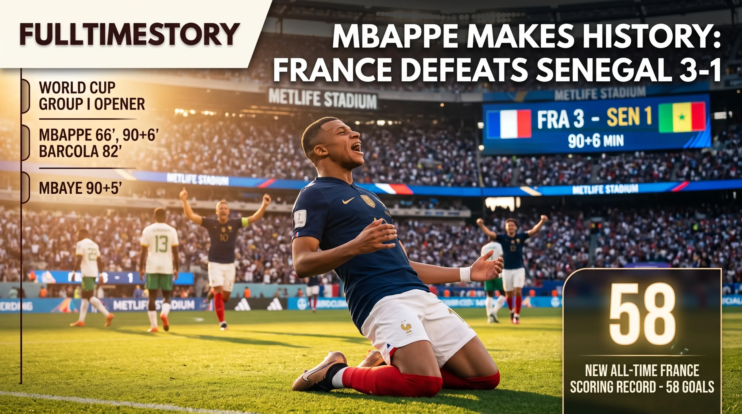 Mbappe Made History While France Were Still Figuring It Out