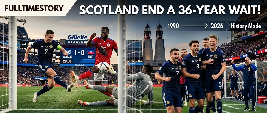 Scotland End a 36 Year Wait on a Deflection