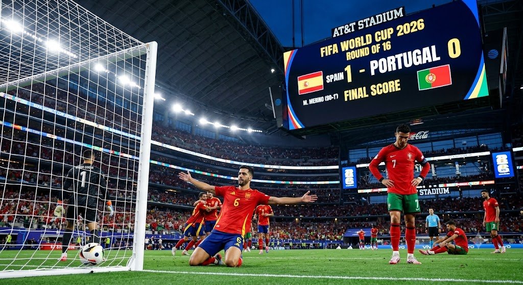 Spain beat Portugal 2026 Merino Winner Ends Ronaldo Era
